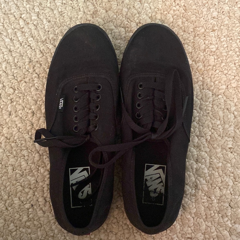 Black Low Vans